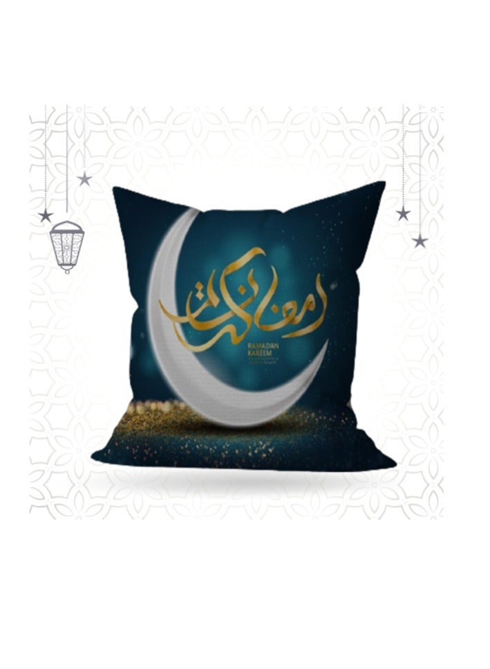 سنوز كوشن كوفر رمضان تيل 45*45 سم, عبوه قطعه واحده - Image 2